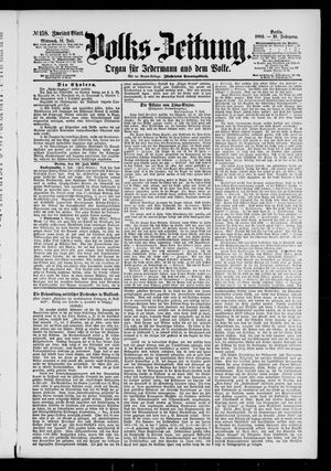 Volks-Zeitung on Jul 11, 1883