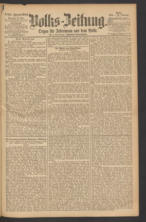 Volks-Zeitung on Jul 11, 1883