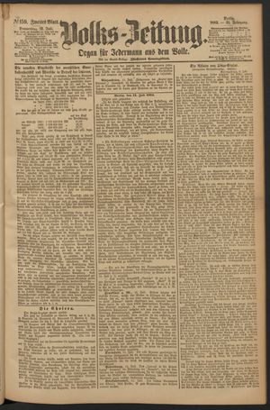 Volks-Zeitung vom 12.07.1883