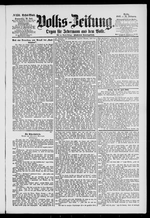 Volks-Zeitung vom 12.07.1883