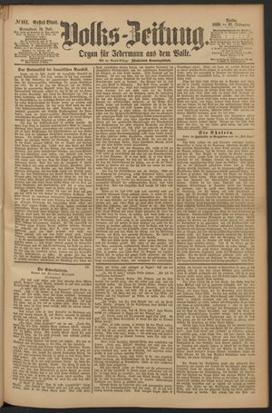 Volks-Zeitung vom 14.07.1883