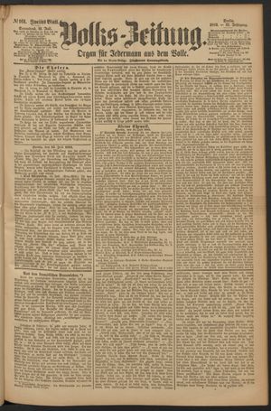 Volks-Zeitung vom 14.07.1883