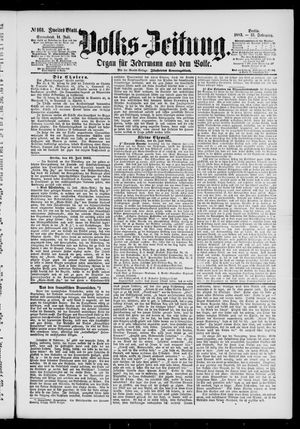 Volks-Zeitung vom 14.07.1883