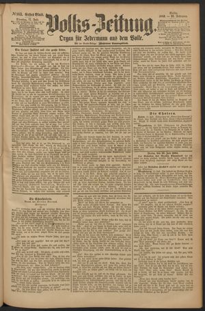 Volks-Zeitung vom 17.07.1883