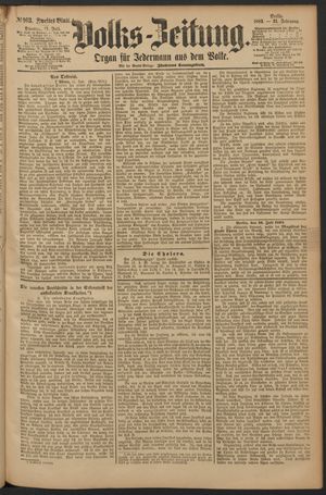 Volks-Zeitung vom 17.07.1883