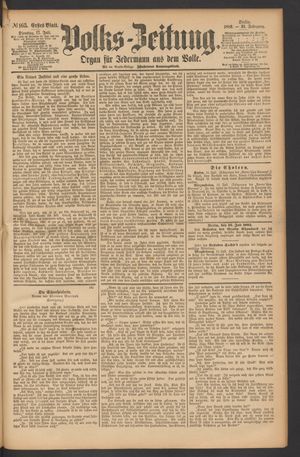 Volks-Zeitung vom 17.07.1883