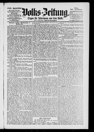 Volks-Zeitung on Jul 19, 1883