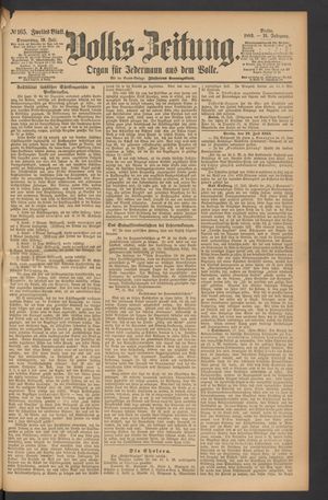 Volks-Zeitung on Jul 19, 1883