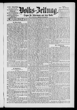 Volks-Zeitung vom 21.07.1883