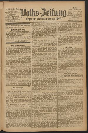 Volks-Zeitung vom 24.07.1883