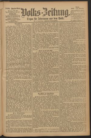 Volks-Zeitung vom 24.07.1883