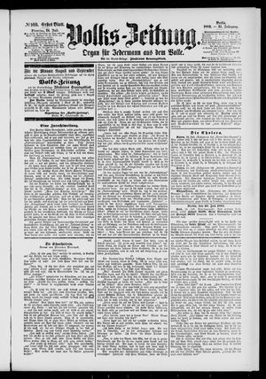 Volks-Zeitung vom 24.07.1883