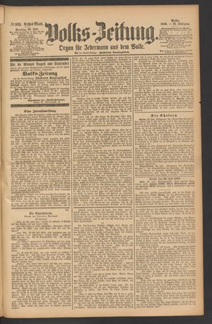 Volks-Zeitung vom 24.07.1883