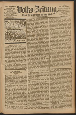 Volks-Zeitung vom 26.07.1883
