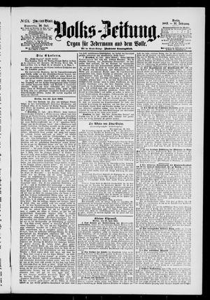 Volks-Zeitung vom 26.07.1883