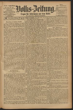 Volks-Zeitung vom 28.07.1883