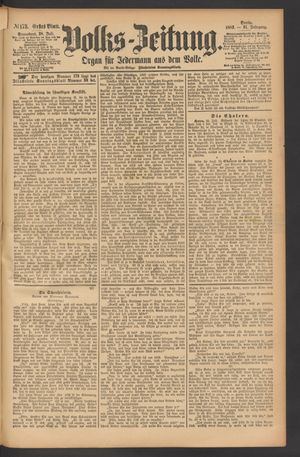 Volks-Zeitung vom 28.07.1883