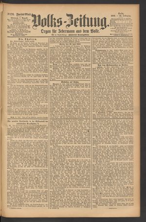 Volks-Zeitung vom 01.08.1883
