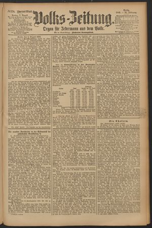 Volks-Zeitung vom 03.08.1883