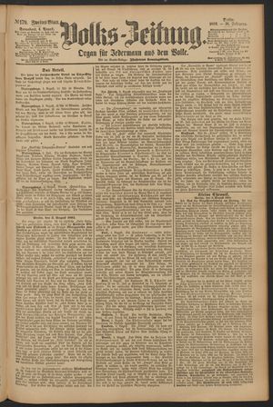 Volks-Zeitung vom 04.08.1883