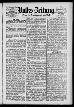Volks-Zeitung vom 04.08.1883