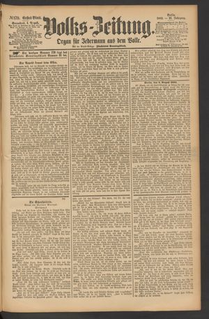 Volks-Zeitung vom 04.08.1883