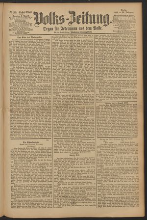 Volks-Zeitung vom 05.08.1883