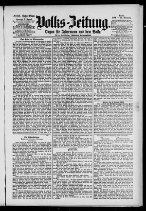 Volks-Zeitung vom 05.08.1883