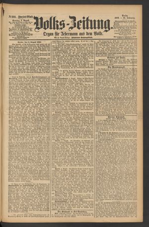 Volks-Zeitung vom 05.08.1883