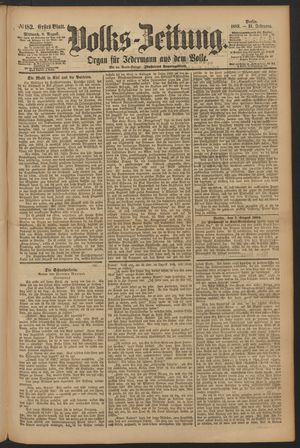 Volks-Zeitung vom 08.08.1883