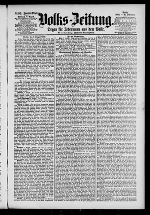 Volks-Zeitung vom 08.08.1883