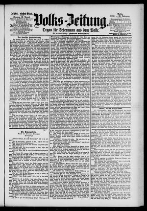 Volks-Zeitung vom 12.08.1883