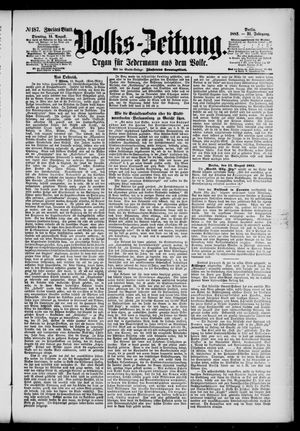 Volks-Zeitung vom 14.08.1883