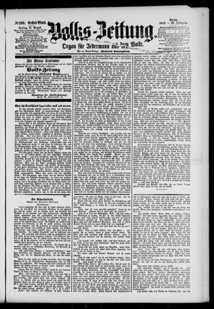 Volks-Zeitung vom 17.08.1883