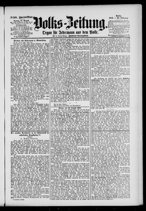 Volks-Zeitung vom 17.08.1883