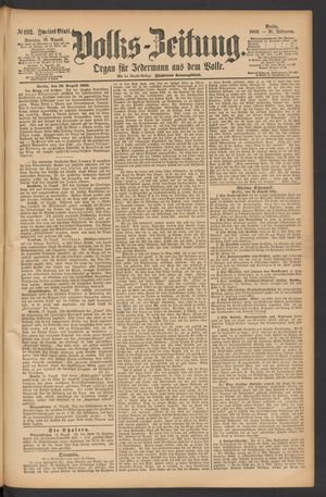 Volks-Zeitung vom 19.08.1883