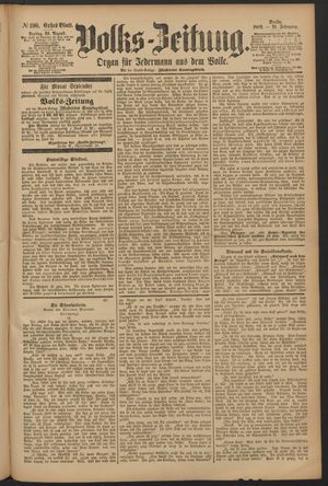 Volks-Zeitung vom 24.08.1883