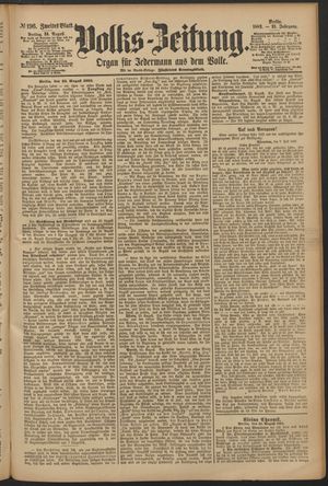 Volks-Zeitung vom 24.08.1883