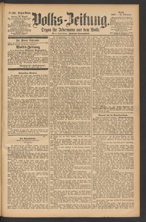 Volks-Zeitung vom 24.08.1883