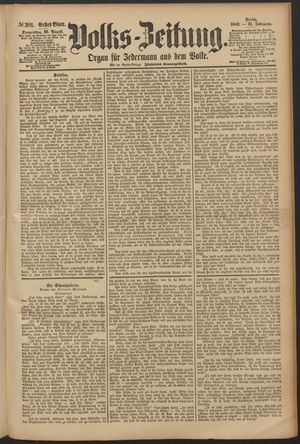 Volks-Zeitung vom 30.08.1883