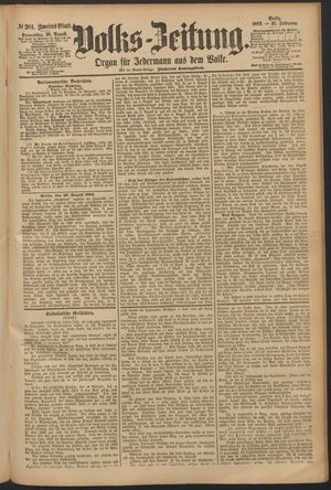 Volks-Zeitung vom 30.08.1883