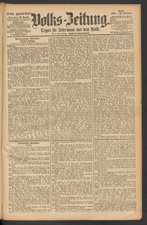 Volks-Zeitung vom 30.08.1883