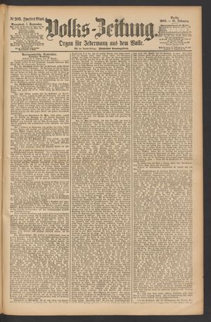 Volks-Zeitung vom 01.09.1883