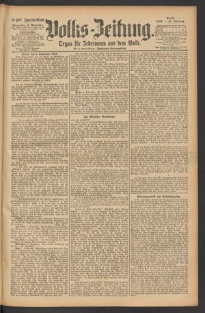 Volks-Zeitung vom 06.09.1883