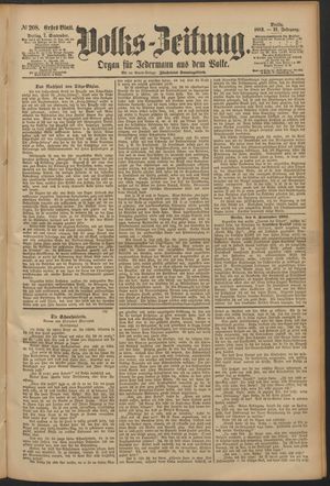 Volks-Zeitung vom 07.09.1883