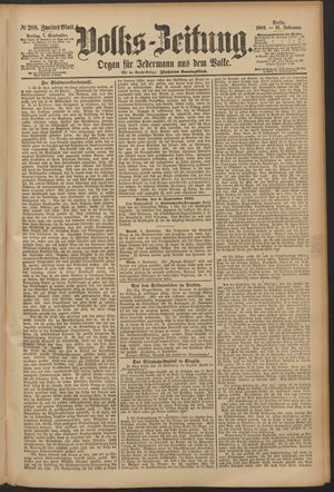 Volks-Zeitung vom 07.09.1883