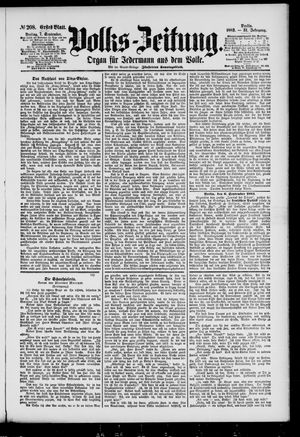 Volks-Zeitung vom 07.09.1883