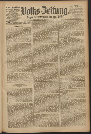 Volks-Zeitung vom 08.09.1883