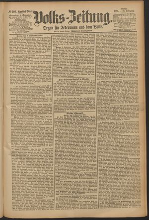 Volks-Zeitung vom 08.09.1883