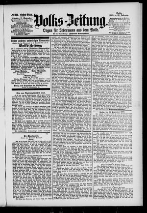 Volks-Zeitung vom 11.09.1883